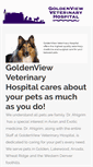 Mobile Screenshot of goldenviewvet.com